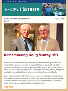 Emory Surgery Newsletter July 2020