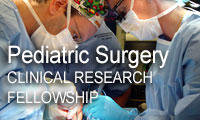 pediatric surgeons performing a procedure