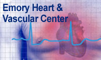 Graphic link to the Emory Heart and Vascular Center