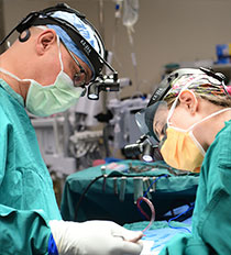 Oral and maxillofacial surgery procedure at Emory University Hospital.